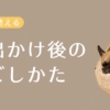 お出かけ後のすごしかたアイキャッチ